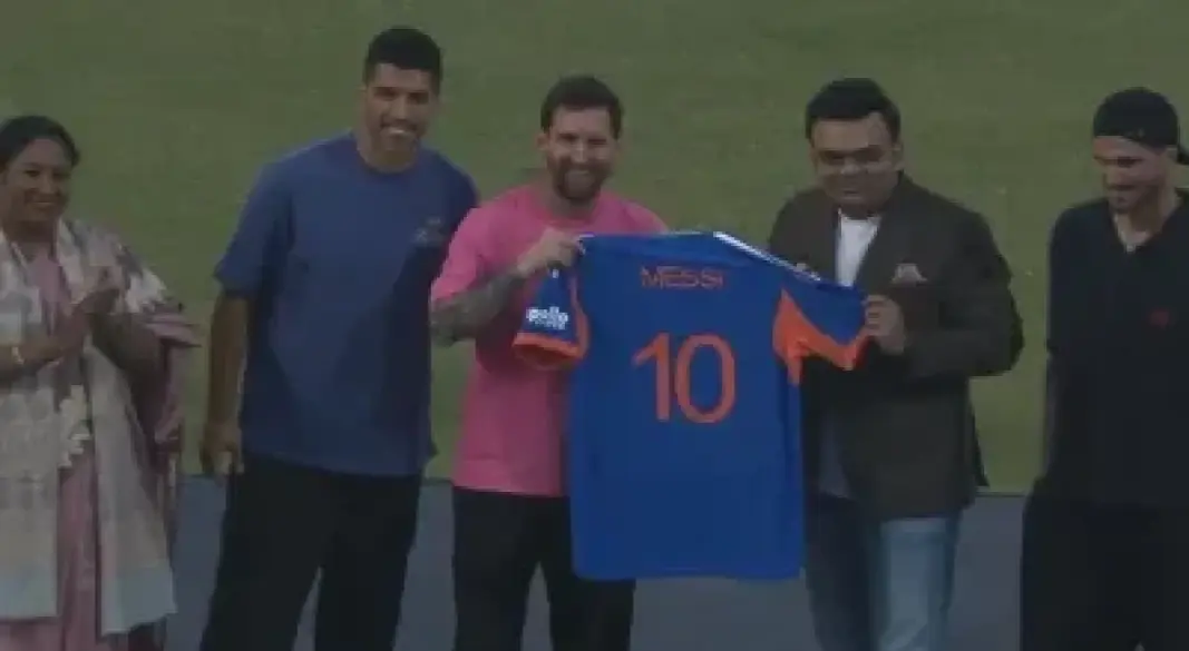 मेसी को जय शाह ने टी-20 वर्ल्डकप का टिकट दिया