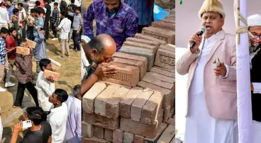 बाबरी जैसी मस्जिद के लिए 11 पेटी चंदा मिला