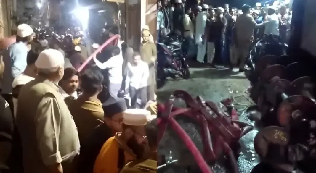 मेरठ में परिवार के 6 लोग घर में जिंदा जले:इनमें जुड़वां बेटियों समेत 5 बच्चे